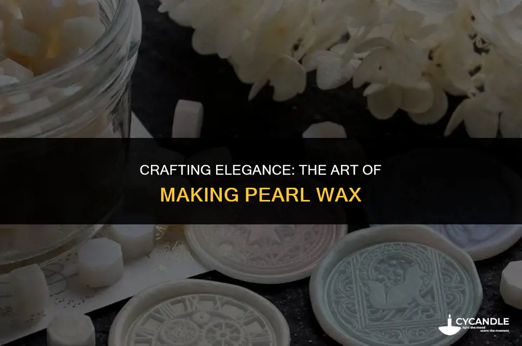 how to make pearl wax