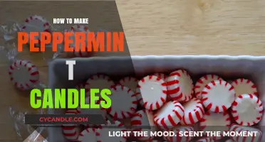 Crafting Aromatic Peppermint Candles: A Simple DIY Guide for Beginners