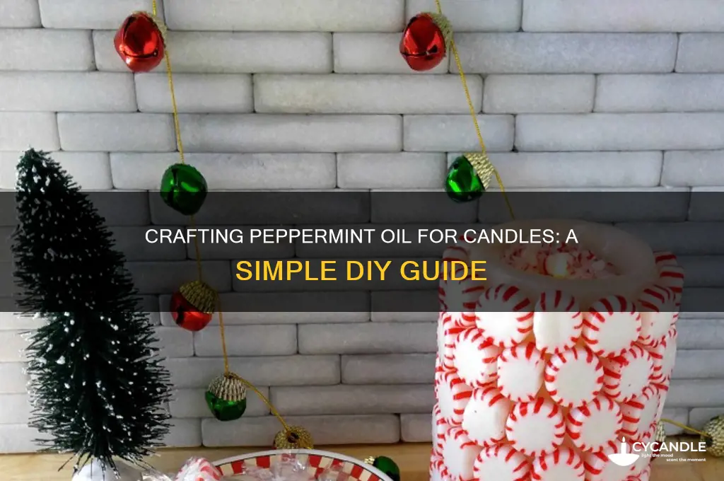 how to make peppermint oil for candles