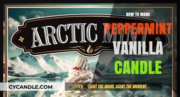 Crafting a Soothing Peppermint Vanilla Candle: DIY Guide