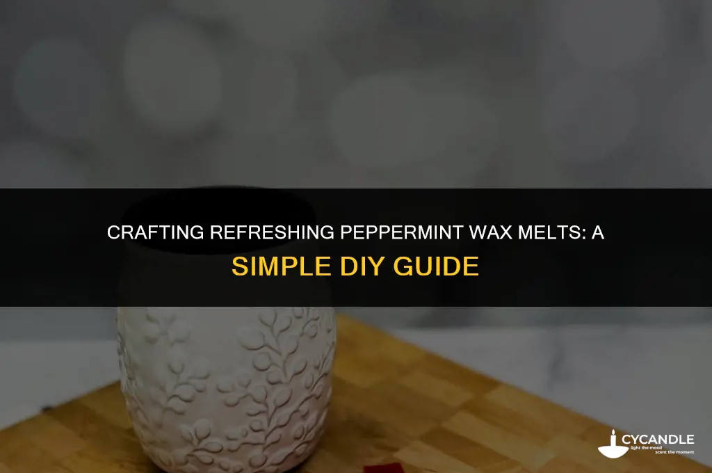 how to make peppermint wax melts