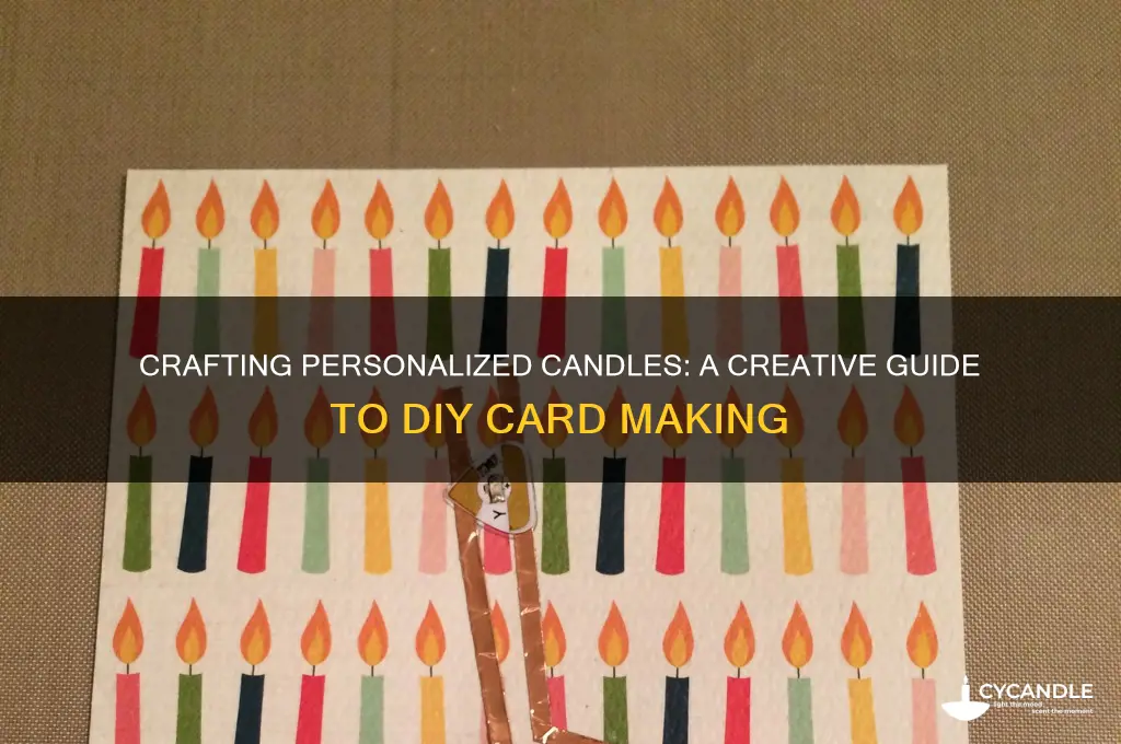 how to make per candles card