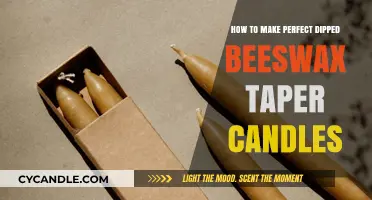 Crafting Perfect Dipped Beeswax Taper Candles: A Step-by-Step Guide