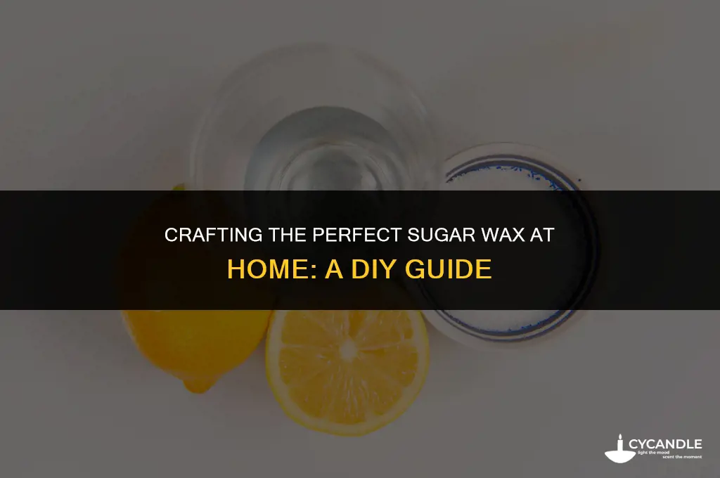 how to make perfect sugar wax at home