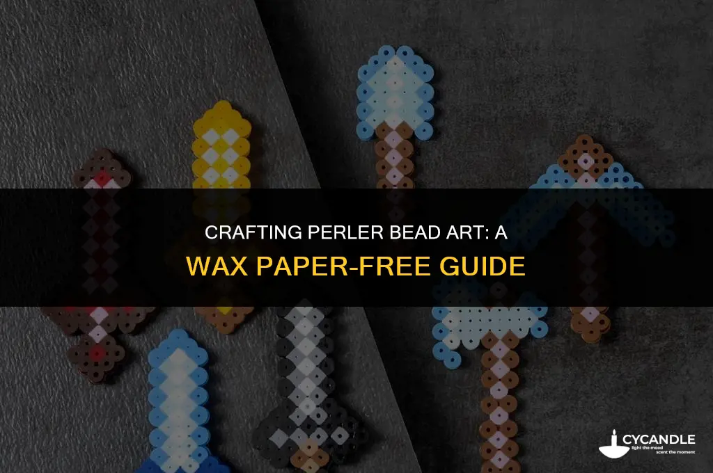 how to make perler beads without wax paper