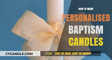 Crafting Personalised Baptism Candles: A Step-by-Step Creative Guide