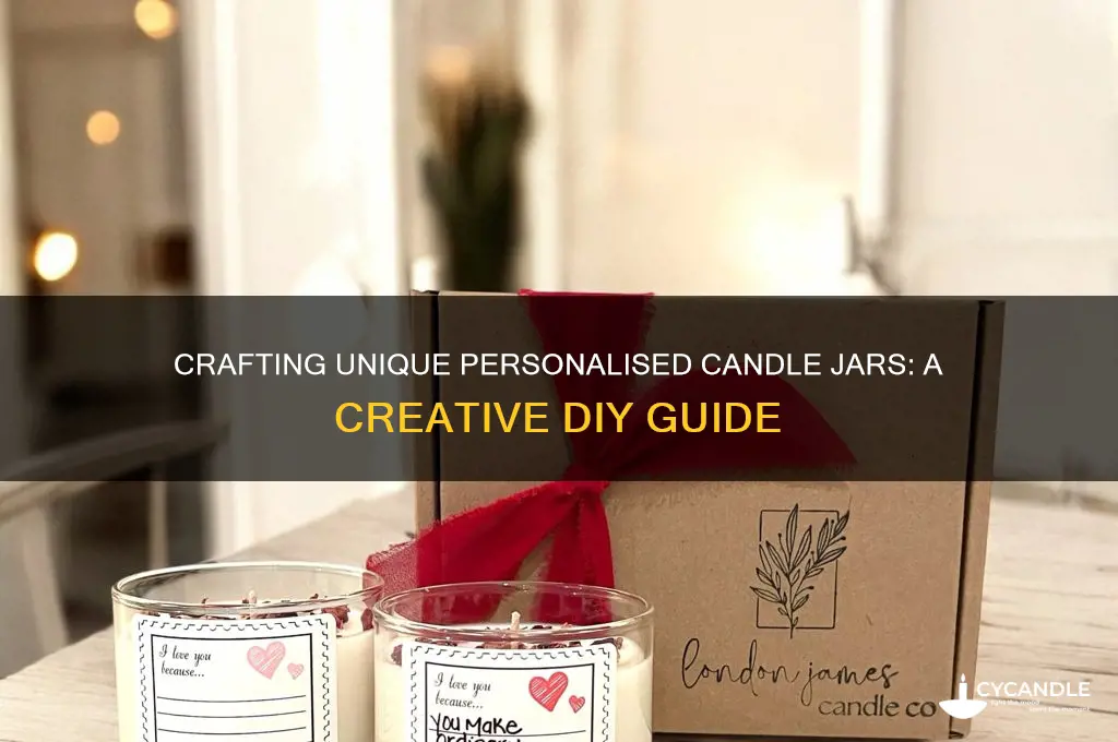 how to make personalised candle jars