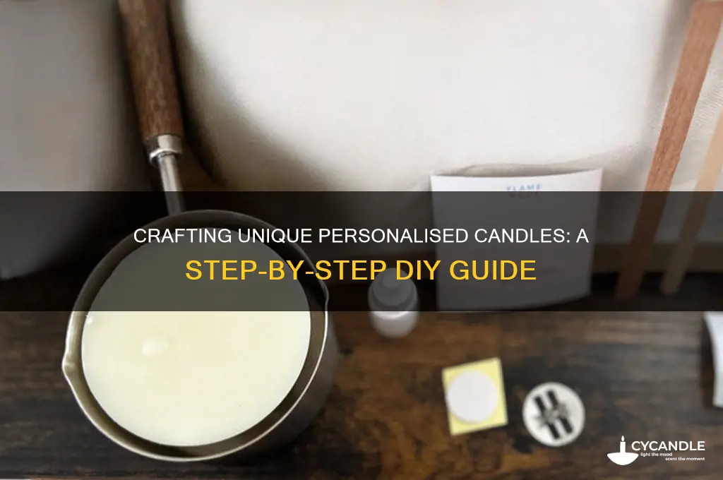 how to make personalised candles