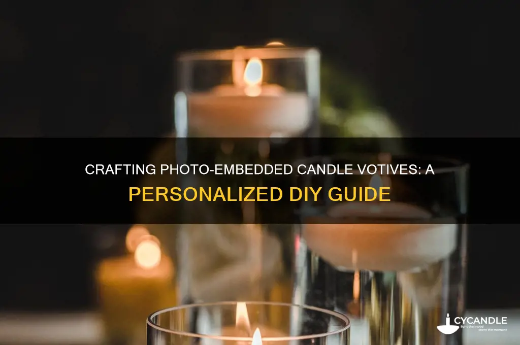 how to make personalized candle votive with photos
