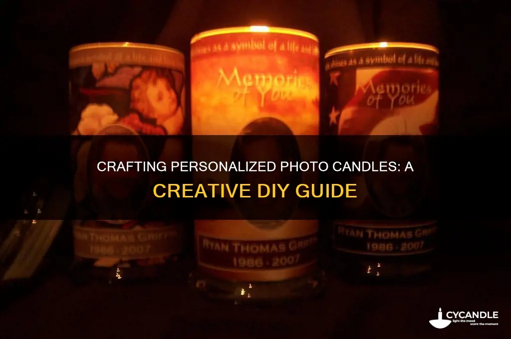 how to make personalized candles with photos