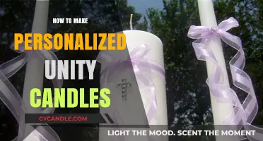 Crafting Personalized Unity Candles: A Step-by-Step DIY Guide