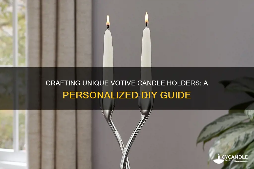 how to make personalized votive candle holders