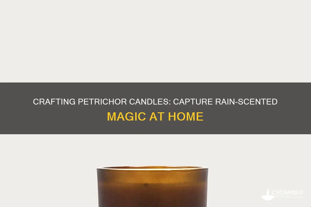 how to make petrichor candle