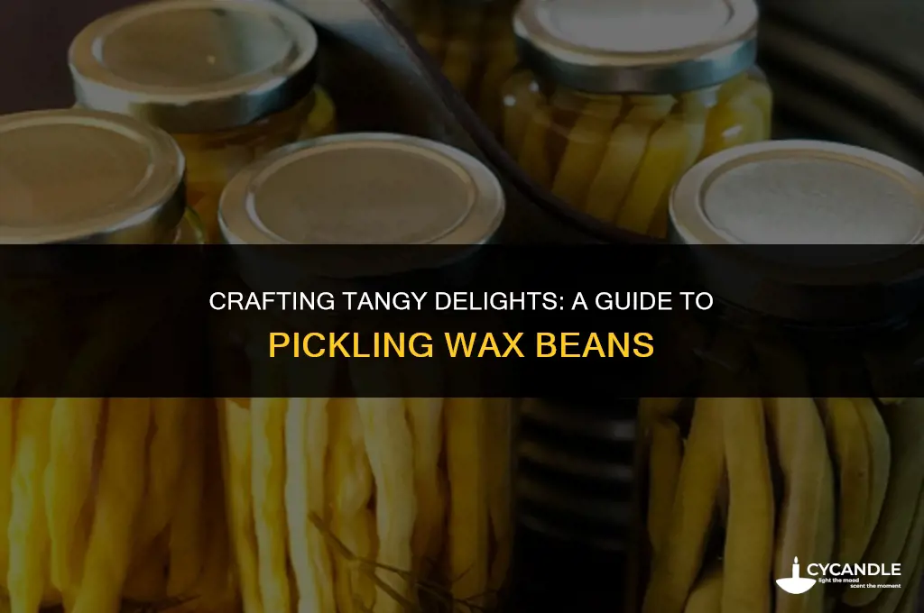 how to make pickled wax beans