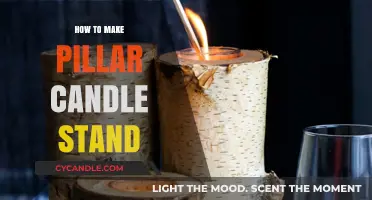 Crafting a Stunning Pillar Candle Stand: DIY Guide