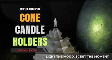 Crafting Cozy Pine Cone Candle Holders: A Simple DIY Guide