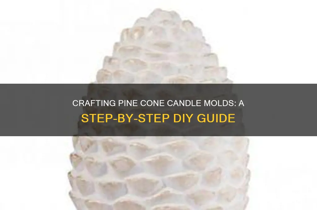 how to make pine cone candle mold