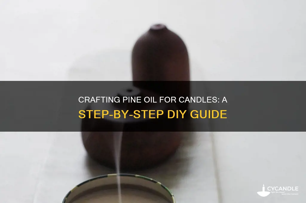 how to make pine oil for candles