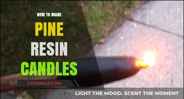 Crafting Pine Resin Candles: A Step-by-Step DIY Guide