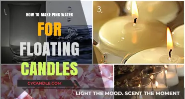 Create Romantic Pink Water for Floating Candles: Easy DIY Guide