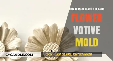 Crafting Plaster of Paris Flower Votive Molds: A Step-by-Step Guide