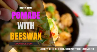 Crafting Natural Pomade: A Beeswax-Based DIY Hair Styling Guide