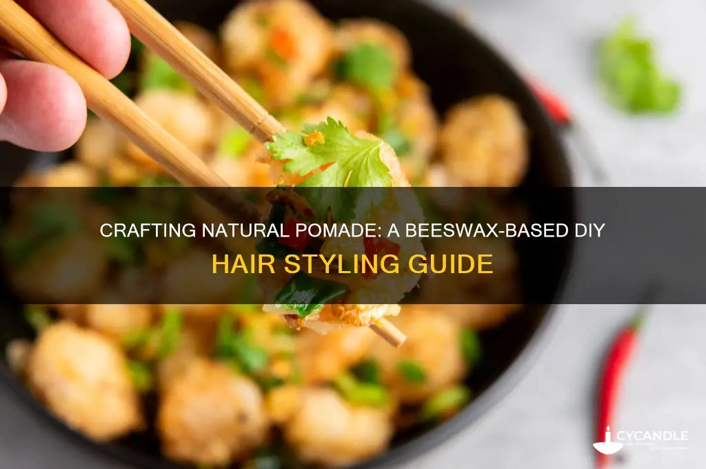 how to make pomade with beeswax