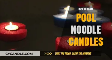 Crafting Creative Pool Noodle Candles: A Fun DIY Guide