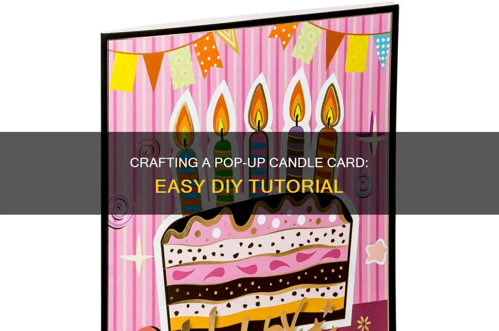 how to make pop up candle card