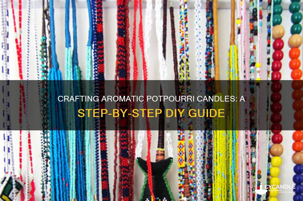 how to make potpourri candles