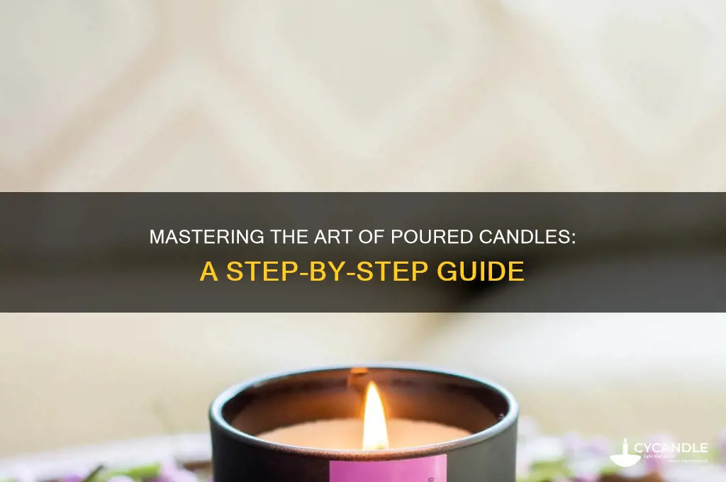 how to make poured candles