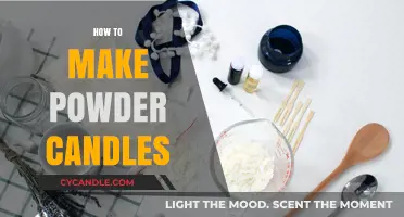 Crafting Powder Candles: A Simple DIY Guide for Beginners