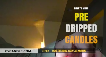 Crafting Pre-Dripped Candles: A Step-by-Step DIY Guide