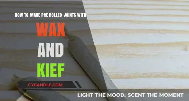 Crafting Perfection: A Guide to Making Pre-Rolled Joints with Wax and Kief