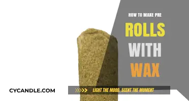 Crafting Cannabis Perfection: A Guide to Making Pre-Rolls with Wax