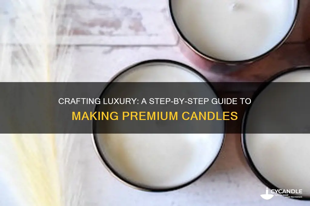 how to make premium candles