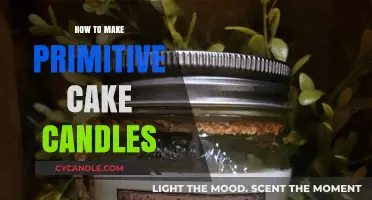 Crafting Primitive Cake Candles: A Step-by-Step DIY Guide