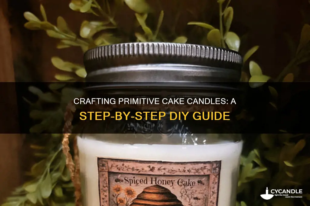 how to make primitive cake candles