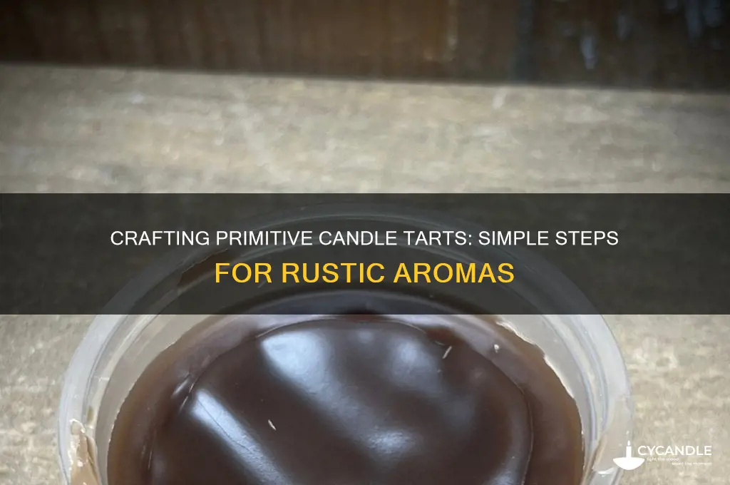 how to make primitive candle tarts