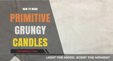 Crafting Primitive Grungy Candles: A DIY Guide to Rustic Charm