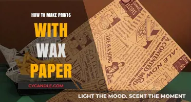 Crafting with Wax Paper: A Step-by-Step Guide to Making Prints