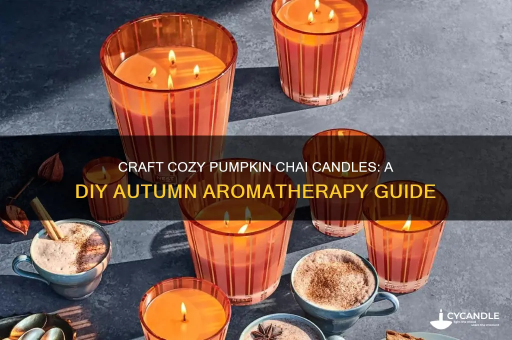 how to make pumpkin chai candles
