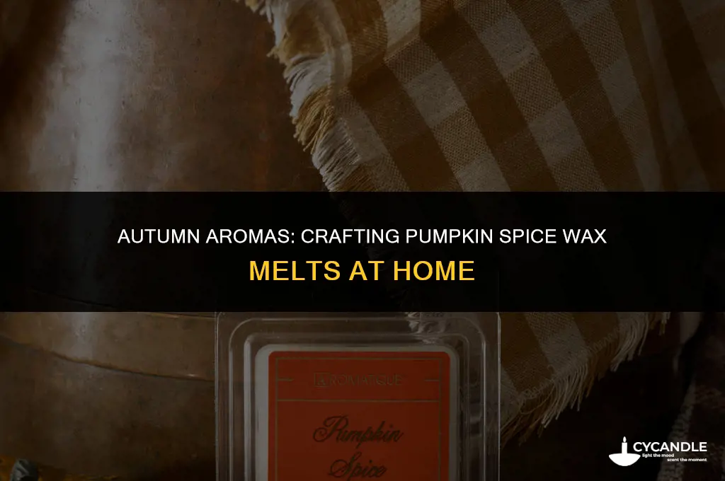 how to make pumpkin spice wax melts