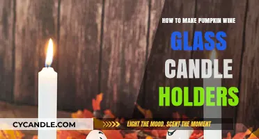 Crafting Pumpkin Wine Glass Candle Holders: A DIY Autumn Glow Guide