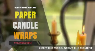 Crafting Punched Paper Candle Wraps: A Step-by-Step DIY Guide
