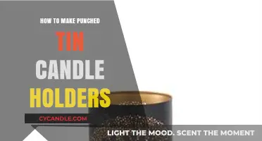 Crafting Punched Tin Candle Holders: A Step-by-Step DIY Guide