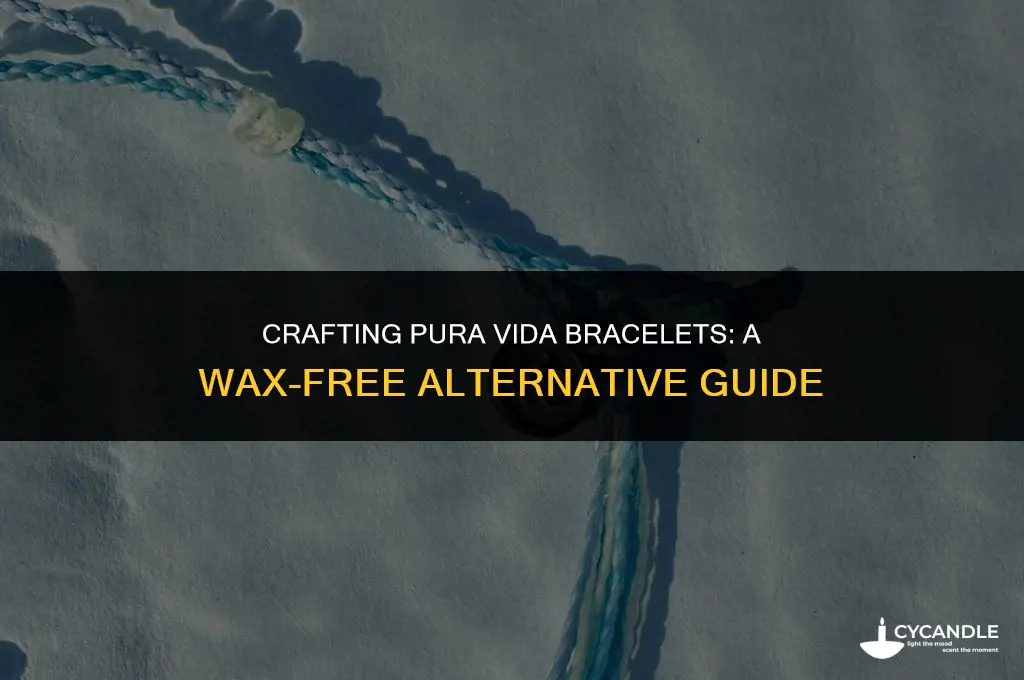 how to make pura vida bracelets without wax string