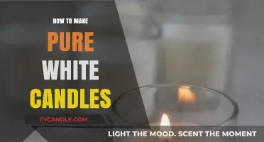 Crafting Pure White Candles: Simple Steps for Perfect Results