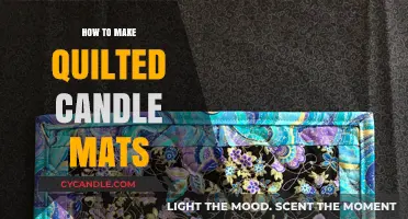 Crafting Cozy Quilted Candle Mats: A Step-by-Step DIY Guide
