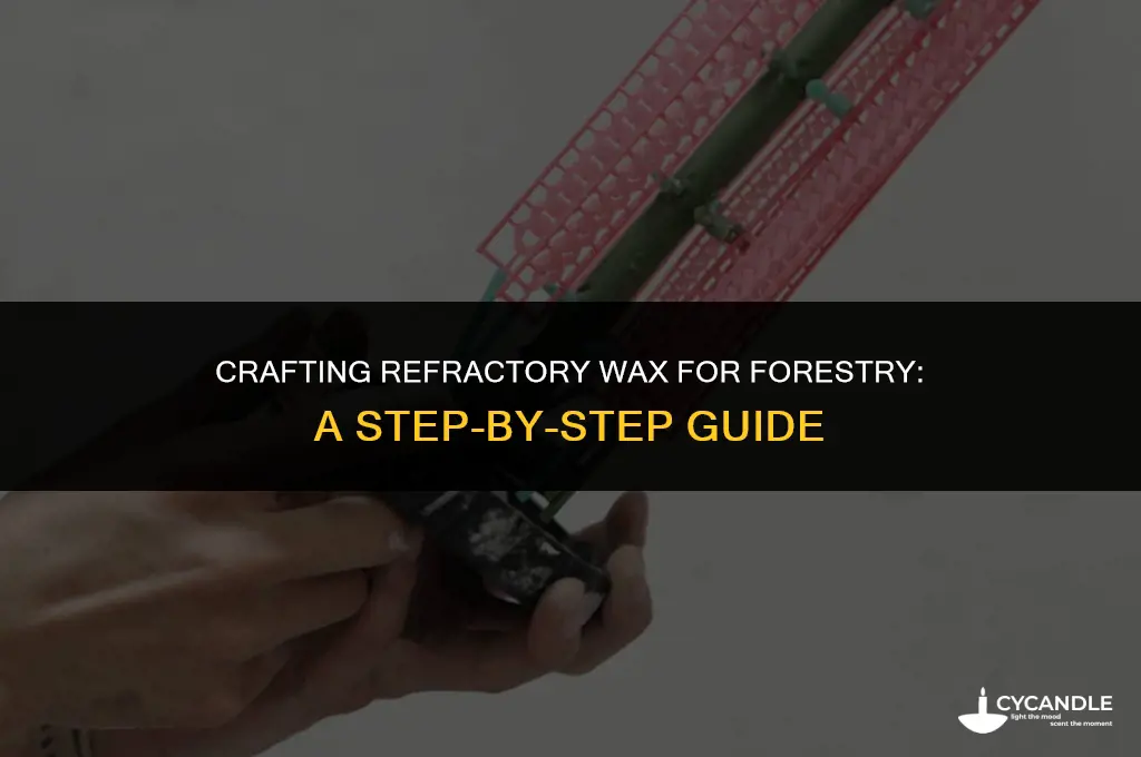 how to make rafratory wax forestry